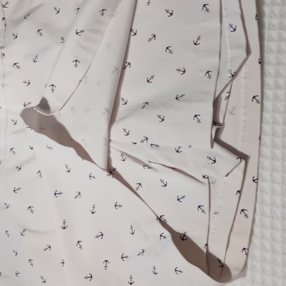 NWT Zac & Rachel Women's Golf Skort White/Navy Anchors Size 18W 2 Pocket - Picture 10 of 12